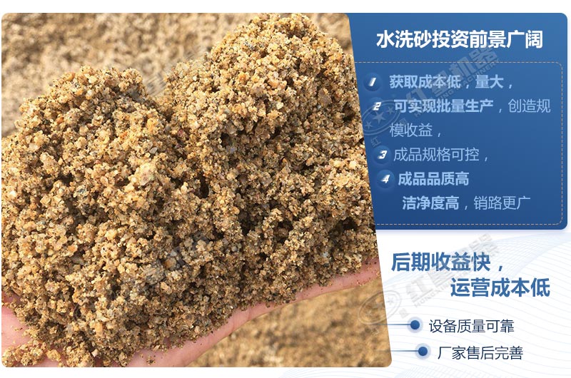 石粉洗出來(lái)的砂怎么樣？洗沙設(shè)備多少錢一臺(tái)？