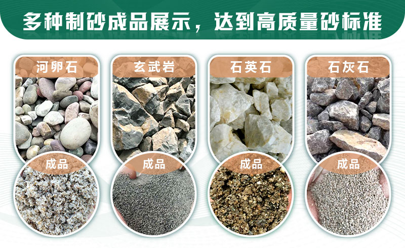 什么樣的石頭適合制砂？制沙生產(chǎn)線如何配置？