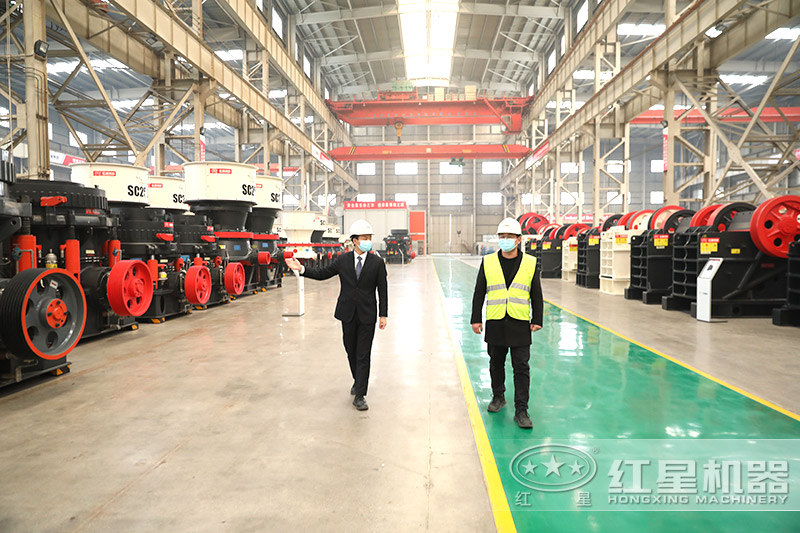 大型廠房，客戶來廠實地考察